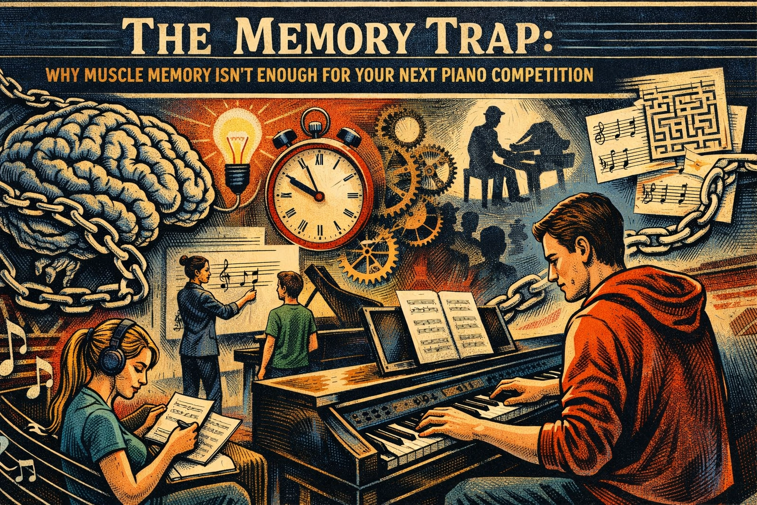 The Memory Trap: Why Muscle Memory Isn’t Enough for Your Next Piano Competition